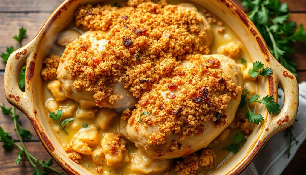 Chicken and Dressing Casserole